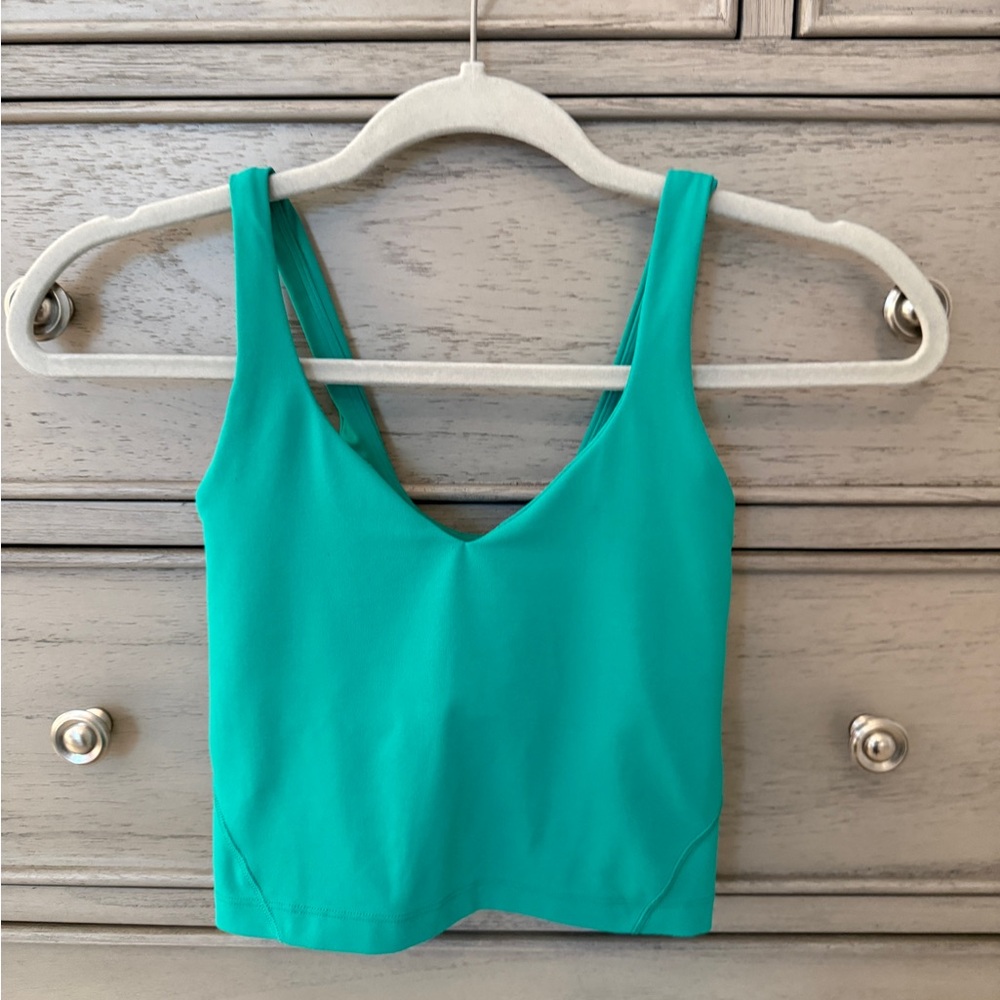 lululemon Align Tank Top Kelly Green- Size 0